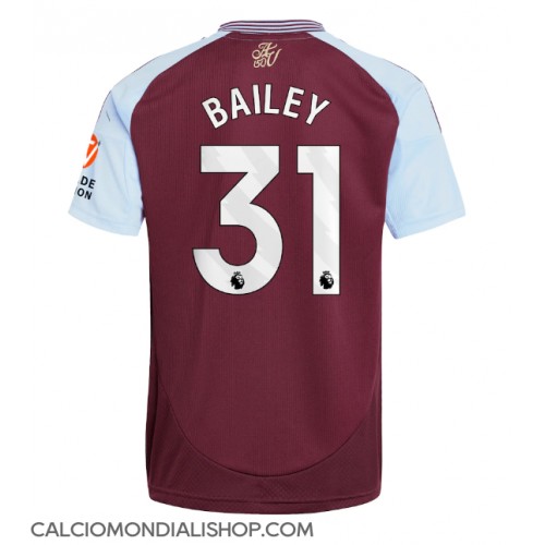 Maglie da calcio Aston Villa Leon Bailey #31 Prima Maglia 2024-25 Manica Corta